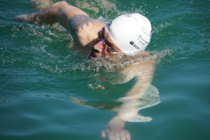 Michael Porträt Schwimmt