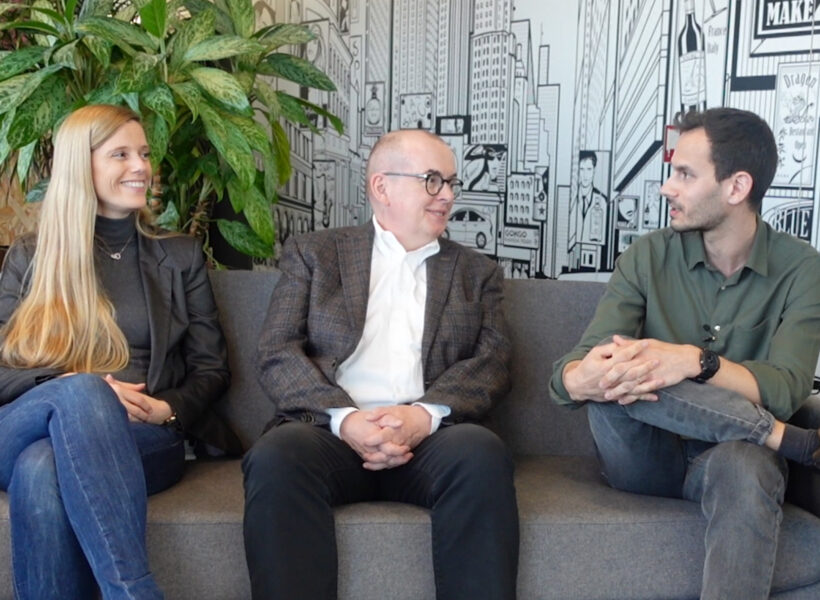 Drei zentroom Community-Mitglieder – Nathalie, Jürg und Emanuel – im Gespräch