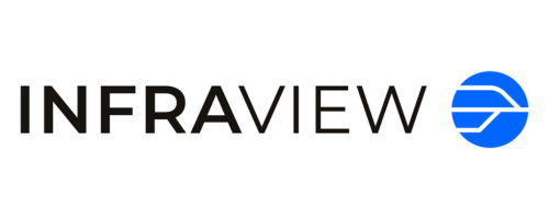 Logo der infraView GmbH, Coworking-Kunde mit "Team Work"-Abo im zentroom Coworking Space im Bahnhof Bern